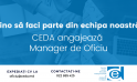 CEDA angajează Manager de Oficiu